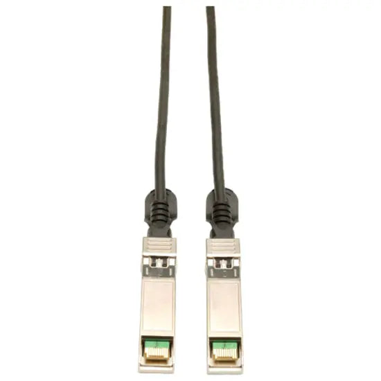 EATON Tripp Lite 1.5M SFP+ 10Gbase-CU Twinax Passive Copper Cable SFP-H10GB-CU1-5M Compatible Black 5ft 5' - SFP+ for Network Device - 4.92 ft - 1 x SFF-8431 Male SFP+ - 1 x SFF-8431 Male SFP+ - Black - N280-005-BK