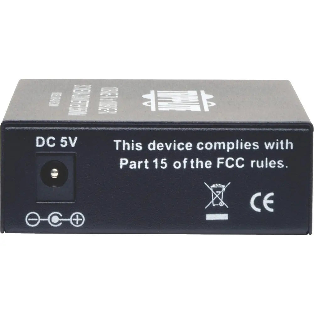 EATON Tripp Lite 10/100 UTP to Multimode Fiber Media Converter RJ45 / SC 550M 850nm - 1 x Network (RJ-45) - 10/100Base-TX, 100Base-FX - Desktop - N784-001-SC-MM