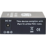 EATON Tripp Lite 10/100 UTP to Multimode Fiber Media Converter RJ45 / SC 550M 850nm - 1 x Network (RJ-45) - 10/100Base-TX, 100Base-FX - Desktop - N784-001-SC-MM