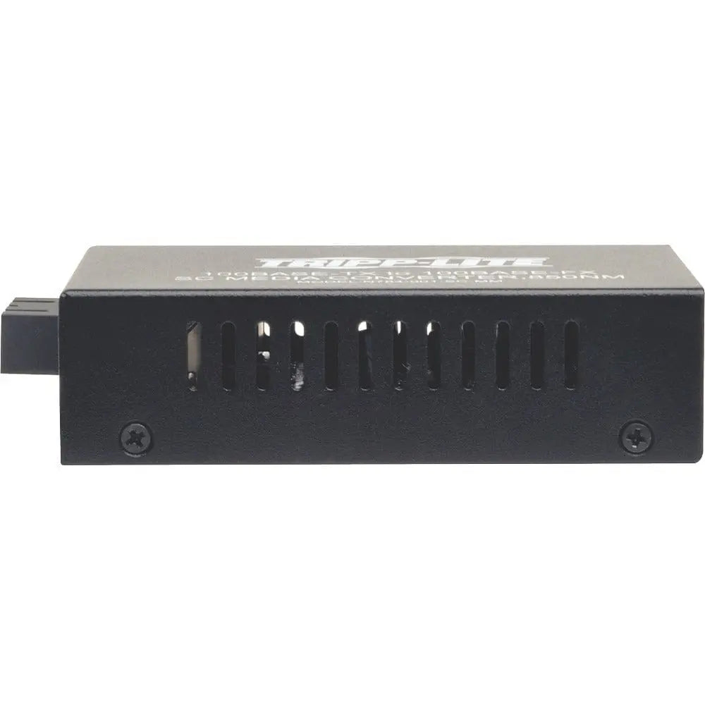 EATON Tripp Lite 10/100 UTP to Multimode Fiber Media Converter RJ45 / SC 550M 850nm - 1 x Network (RJ-45) - 10/100Base-TX, 100Base-FX - Desktop - N784-001-SC-MM