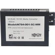EATON Tripp Lite 10/100 UTP to Multimode Fiber Media Converter RJ45 / SC 550M 850nm - 1 x Network (RJ-45) - 10/100Base-TX, 100Base-FX - Desktop - N784-001-SC-MM