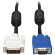 EATON Tripp Lite 10' DVI to VGA Monitor Cable Shielded DVI Male to HD15 M/M 10ft - (DVI-A M to HD15 M) 10-ft. - P556-010