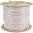 EATON Tripp Lite 1000ft Cat5 / Cat5e Bulk Cable Solid CMR PVC 350MHz White 1000' - 1000 ft Category 5e Network Cable for Network Device - First End: Bare Wire - Second End: Bare Wire - 1 Gbit/s - CMR - 24 A...  - N022-01K-WH