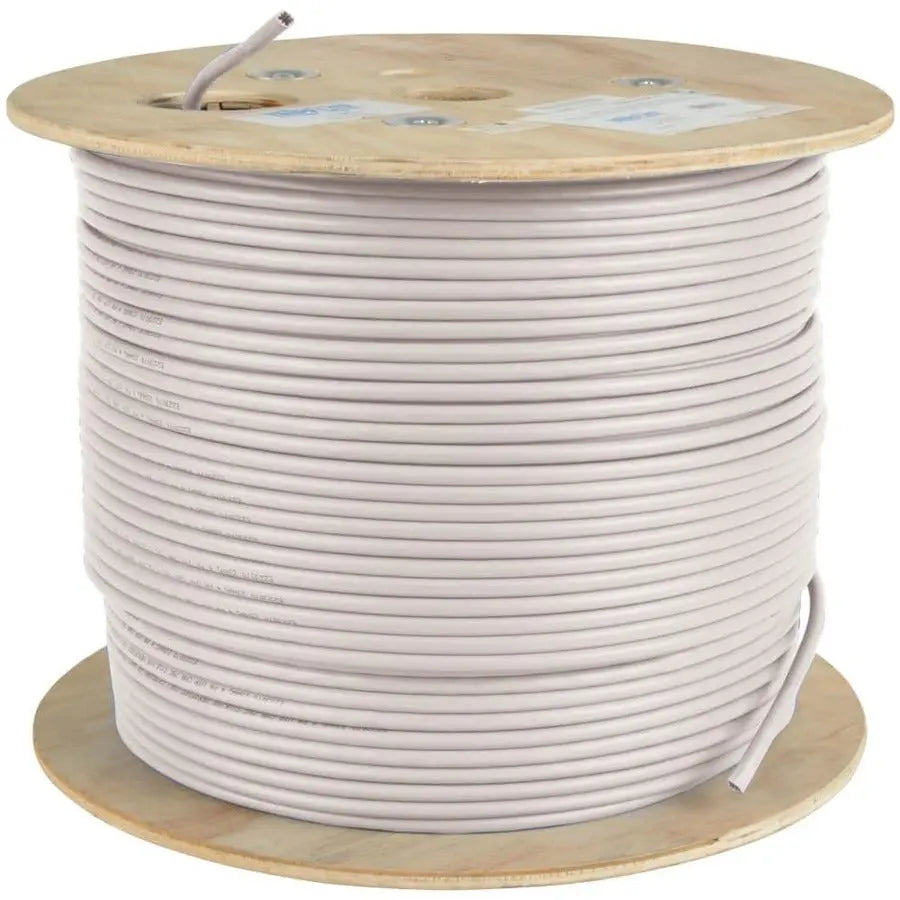 EATON Tripp Lite 1000ft Cat5 / Cat5e Bulk Cable Solid CMR PVC 350MHz White 1000' - 1000 ft Category 5e Network Cable for Network Device - First End: Bare Wire - Second End: Bare Wire - 1 Gbit/s - CMR - 24 A...  - N022-01K-WH