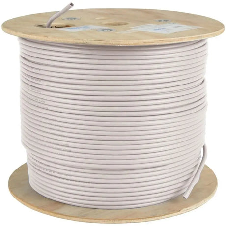 EATON Tripp Lite 1000ft Cat5 / Cat5e Bulk Cable Solid CMR PVC 350MHz White 1000' - 1000 ft Category 5e Network Cable for Network Device - First End: Bare Wire - Second End: Bare Wire - 1 Gbit/s - CMR - 24 A...  - N022-01K-WH