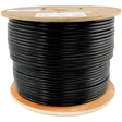 EATON Tripp Lite 1000ft Cat6 Gigabit Bulk Cable Solid Core CMR PVC Black 1000' - Category 6 for Network Device - 128 MB/s - 1000 ft - 1 x Bare Wire - 1 x Bare Wire - Black - N222-01K-BK