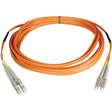 EATON Tripp Lite 100M Duplex Multimode 50/125 Fiber Optic Patch Cable LC/LC 328' 328ft 100 Meter - LC Male - LC Male - 328.08ft - Orange - N520-100M