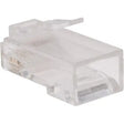 EATON Tripp Lite 100PK Cat6 RJ45 Modular Connector Plug Load Bar Solid / Stranded - 100 Pack - 1 x RJ-45 Network Male - White - TAA Compliant - N230-100