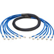 EATON Tripp Lite 10ft Augmented Cat6 Cat6a Pre-Terminated Copper Trunk Bundle 6xRJ45 M/M 10' - 10 ft Category 6a Network Cable for Network Device, Switch, Patch Panel - First End: 6 x RJ-45 Network - Male -...  - N261-010-6MM-BL