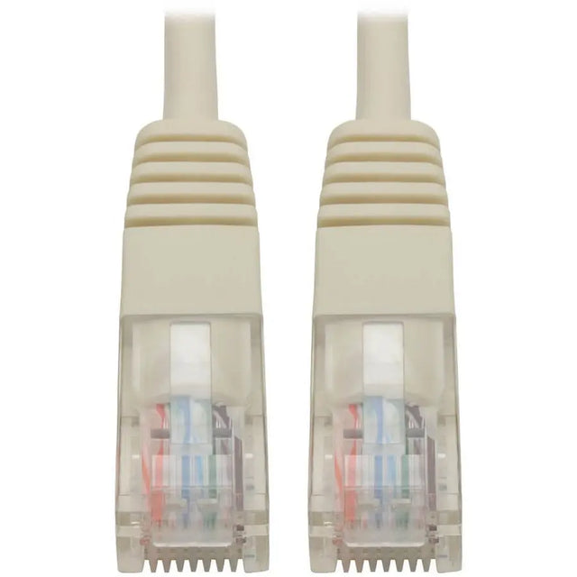 EATON Tripp Lite 10ft Cat5e / Cat5 350MHz Molded Patch Cable RJ45 M/M White 10' - 10ft - 1 x RJ-45 Male - 1 x RJ-45 Male - White - N002-010-WH