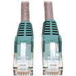 EATON Tripp Lite 10ft Cat6 Gigabit Crossover Molded Patch Cable RJ45 M/M Gray 10' - Male - 10ft - N210-010-GY