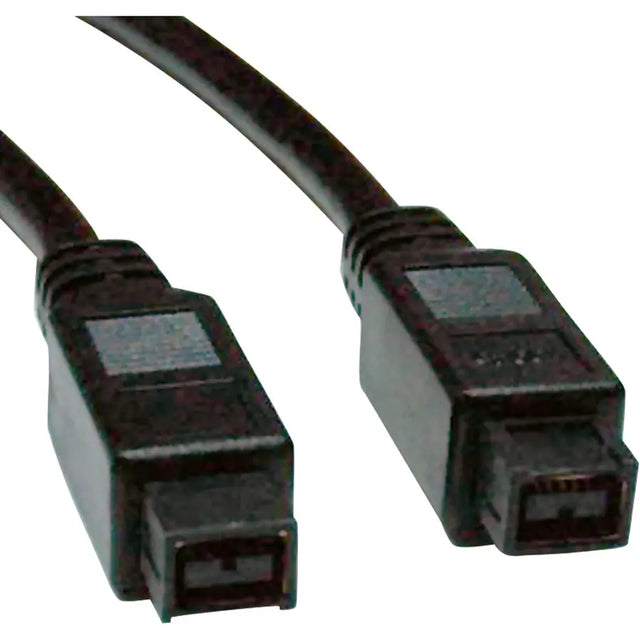 EATON Tripp Lite 10ft Hi-Speed FireWire IEEE Cable-800Mbps with Gold Plated Connectors 9pin/9pin M/M 10' - (9pin/9pin) 10-ft. - F015-010
