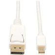 EATON Tripp Lite 10ft Mini DisplayPort to DisplayPort Adapter Converter Cable mDP to DP 4K x 2K @ 30Hz M/M - DisplayPort for Audio/Video Device, Monitor, Notebook - 10 ft - 1 x DisplayPort Male Digital Audi...  - P583-010