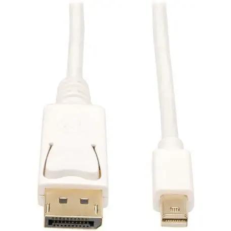 EATON Tripp Lite 10ft Mini DisplayPort to DisplayPort Adapter Converter Cable mDP to DP 4K x 2K @ 30Hz M/M - DisplayPort for Audio/Video Device, Monitor, Notebook - 10 ft - 1 x DisplayPort Male Digital Audi...  - P583-010