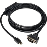 EATON Tripp Lite 10ft Mini DisplayPort to VGA Adapter Active Converter mDP to VGA 1920 x 1200 DPort 1.2 M/M - DisplayPort/VGA for Video Device, Projector, TV, Graphics Card, Monitor - 10 ft - 1 x HD-15 Male - P586-010-VGA-V2