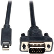 EATON Tripp Lite 10ft Mini DisplayPort to VGA Adapter Active Converter mDP to VGA 1920 x 1200 DPort 1.2 M/M - DisplayPort/VGA for Video Device, Projector, TV, Graphics Card, Monitor - 10 ft - 1 x HD-15 Male - P586-010-VGA-V2