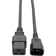 EATON Tripp Lite 10ft Power Cord Extension Cable C19 to C14 Heavy Duty 15A 14AWG 10' - (IEC-320-C19 to IEC-320-C14) 10-ft. - P047-010