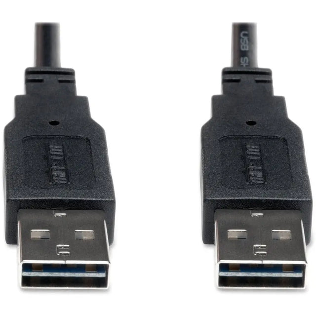 EATON Tripp Lite 10ft USB 2.0 High Speed Reversible Connector Cable Universal M/M - (Reversible A to Reversible A M/M) 10-ft. - UR020-010