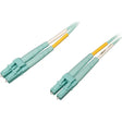 EATON Tripp Lite 10Gb/100Gb Duplex Multimode LC/LC OM4 Aqua Fiber Patch Cable 15M - Fiber Optic for Network Device - 12.50 GB/s - Patch Cable - 49.21 ft - 2 x LC Male Network - 2 x LC Male Network - 50/125  - N820-15M-OM4
