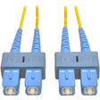 EATON Tripp Lite 10M Duplex Singlemode 9/125 Fiber Optic Patch Cable SC/SC 33' 33ft 10 Meter - SC Male - SC Male - 32.81ft - Yellow - N356-10M