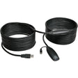 EATON Tripp Lite 10M USB 3.0 SuperSpeed Active Extension Repeater Cable M/F 33ft 3 10 Meter - USB - Extension Cable - 32.81 ft - 1 x Type A Male USB - 1 x Type A Female USB - Gray - U330-10M