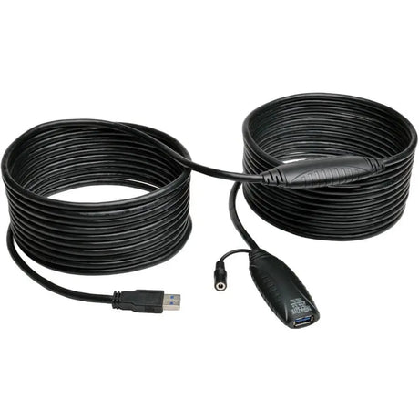 EATON Tripp Lite 10M USB 3.0 SuperSpeed Active Extension Repeater Cable M/F 33ft 3 10 Meter - USB - Extension Cable - 32.81 ft - 1 x Type A Male USB - 1 x Type A Female USB - Gray - U330-10M