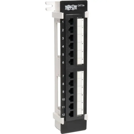EATON Tripp Lite 12-Port Cat5e Cat5 Wall Mount Patch Panel 568B 110 Punch TAA GSA - 568B, RJ45 Ethernet" - N050-012