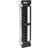 EATON Tripp Lite 12-Port Cat6 Wall Mount Vertical 110 Patch Panel RJ45 TAA GSA - 12 x RJ-45 - N250-012