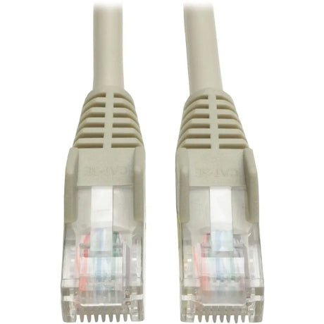 EATON Tripp Lite 12ft Cat5e / Cat5 350MHz Snagless Patch Cable RJ45 M/M Gray 12' - 12 ft Category 5e Network Cable for Network Device - First End: 1 x RJ-45 Network - Male - Second End: 1 x RJ-45 Network - ...  - N001-012-GY