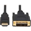 EATON Tripp Lite 12ft HDMI to DVI-D Digital Monitor Adapter Video Converter Cable M/M 12' - (HDMI to DVI-D M/M) 12-ft. - P566-012