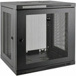 EATON Tripp Lite 12U Wall Mount Rack Enclosure Cabinet Low Profile Deep Switch - For LAN Switch, Patch Panel - 12U Rack Height x 19" Rack Width x 20.50" Rack Depth - Wall Mountable - Black - Steel - 200 lb  - SRW12UDP