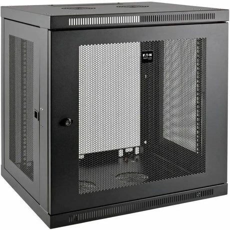 EATON Tripp Lite 12U Wall Mount Rack Enclosure Cabinet Low Profile Deep Switch - For LAN Switch, Patch Panel - 12U Rack Height x 19" Rack Width x 20.50" Rack Depth - Wall Mountable - Black - Steel - 200 lb  - SRW12UDP