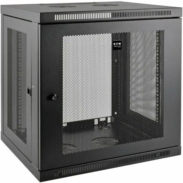 EATON Tripp Lite 12U Wall Mount Rack Enclosure Cabinet Low Profile Deep Switch - For LAN Switch, Patch Panel - 12U Rack Height x 19" Rack Width x 20.50" Rack Depth - Wall Mountable - Black - Steel - 200 lb  - SRW12UDP