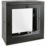 EATON Tripp Lite 12U Wall Mount Rack Enclosure Server Cabinet 13" Depth w Acrylic Window - For LAN Switch, Patch Panel - 12U Rack Height19" Rack Depth - Wall Mountable, Floor Standing - Black - Steel, Acryl - SRW12U13G