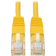 EATON Tripp Lite 14ft Cat5e / Cat5 350MHz Molded Patch Cable RJ45 M/M Yellow 14' - 14ft - 1 x RJ-45 Male - 1 x RJ-45 Male - Yellow - N002-014-YW