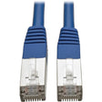Tripp Lite 15' Cat5e Molded Shielded Patch Cable STP RJ45 M/M 350 Mhz Blue - Category 5e for Switch, Network Device, Hub, Router, Patch Panel, Server, Printer, Modem - Patch Cable - 1 x RJ-45 Male Net...  - N105-015-BL EATON