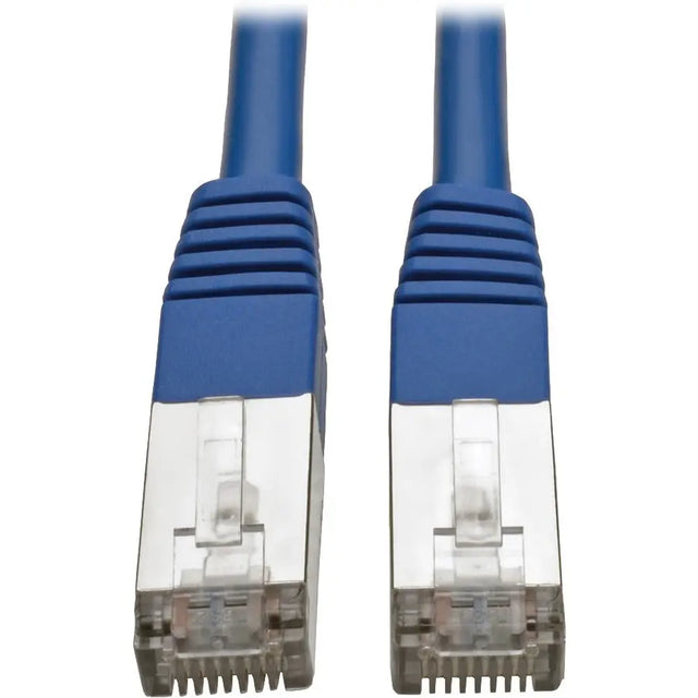 Tripp Lite 15' Cat5e Molded Shielded Patch Cable STP RJ45 M/M 350 Mhz Blue - Category 5e for Switch, Network Device, Hub, Router, Patch Panel, Server, Printer, Modem - Patch Cable - 1 x RJ-45 Male Net...  - N105-015-BL EATON