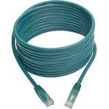 EATON Tripp Lite 15ft Cat6 Gigabit Molded Patch Cable RJ45 M/M 550MHz 24AWG Green - Category 6 for Network Device, Router, Modem, Blu-ray Player, Printer, Computer - 128 MB/s - Patch Cable - 15 ft - 1 x RJ-...  - N200-015-GN