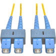EATON Tripp Lite 15M Duplex Singlemode 9/125 Fiber Optic Patch Cable SC/SC 50' 50ft 15 Meter - SC Male - SC Male - 49.21ft - Yellow - N356-15M