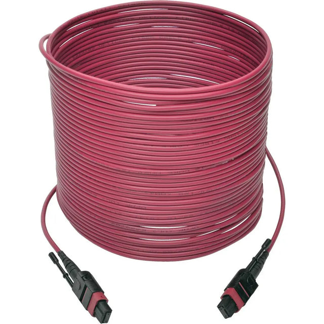 EATON Tripp Lite 15M MTP MPO Multimode Patch Cable 12 Fiber 40/100Gb OM4 50/ 125 CMP - Fiber Optic for Network Device - 5 GB/s - Patch Cable - 49.21 ft - 1 x MTP/MPO Female Network - 1 x MTP/MPO Female Netw...  - N845-15M-12-MG