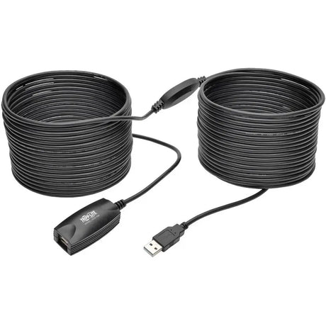 EATON Tripp Lite 15M USB 2.0 Hi-Speed Active Extension Repeater Cable USB-A M/F - for USB Hub - 60 MB/s - Extension Cable - 49.21 ft - 1 x Type A Male USB - 1 x Type A Female USB - Nickel Plated, Gold-plate...  - U026-15M