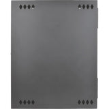 EATON Tripp Lite 15U Wall Mount Rack Enclosure Server Cabinet w Hinged Acrylic Window - For LAN Switch, Patch Panel - 15U Rack Height x 19" Rack Width x 10.42" Rack Depth - Wall Mountable - Black Powder Coa - SRW15USG