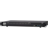 EATON Tripp Lite 16-Port 4K HDMI/USB KVM Switch - 4K 60 Hz Video/Audio, USB Peripheral Sharing, 1U Rack-Mount - 16 Computer(s) - 1 Local User(s) - 4096 x 2160 - 50 Hz, 60 Hz - 20 x USB - 17 x HDMI - Rack-mountable, Desktop - 1U - TAA Compliant