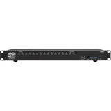 EATON Tripp Lite 16-Port 4K HDMI/USB KVM Switch - 4K 60 Hz Video/Audio, USB Peripheral Sharing, 1U Rack-Mount - 16 Computer(s) - 1 Local User(s) - 4096 x 2160 - 50 Hz, 60 Hz - 20 x USB - 17 x HDMI - Rack-mountable, Desktop - 1U - TAA Compliant