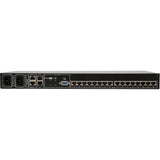 EATON Tripp Lite 16-Port Cat5 IP KVM Switch 1 Local 2 Remote User 1URM Rackmount - 16 Computer(s) - 1 Local User(s) - 2 Remote User(s) - 1920 x 1080 - 20 x Network (RJ-45) - 2 x USB1 x VGA - Rack-mountable ...  - B072-016-IP2