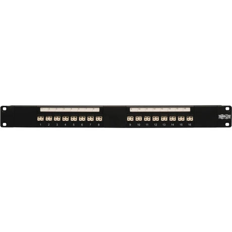 EATON Tripp Lite 16-Port Fiber Patch Panel 62.5/125 or 50/125 LC/LC 1URM - 16 x LC - N490-016-LCLC