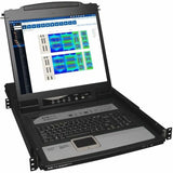 Tripp Lite 16-Port IP KVM Switch Rack Console w/ 19" LCD 1U - 16 Computer(s) - 19" LCD - 1280 x 1024PS/2 PortUSBVGA - Keyboard120 V AC, 230 V AC Input Voltage - 1U High - TAA Compliant - B020-U16-19-IP EATON