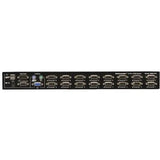 EATON Tripp Lite 16-Port Rackmount USB / PS2 KVM Switch w/ On-Screen Display 1U - 16 x 1 - 16 x HD-15 - 1U - Rack-mountable - B042-016