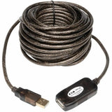 EATON Tripp Lite 16ft USB 2.0 A/A Active Extension Cable USB-A Male / Female 16' - Type A Male USB - Type A Female USB - 16ft - U026-016