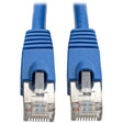Tripp Lite 1ft Augmented CAT6a Shielded STP Snagless Patch Cable Blue 1' - 1 ft Category 6a Network Cable for Network Device - First End: 1 x RJ-45 Network - Male - Second End: 1 x RJ-45 Network - Mal...  - N262-001-BL EATON